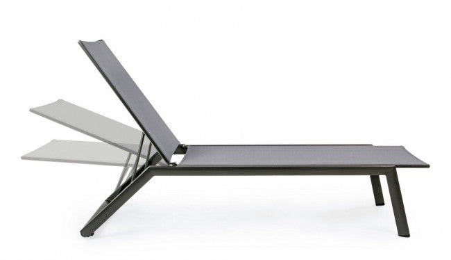 4x Transat Cruise Inclinable avec Roues Anthracite