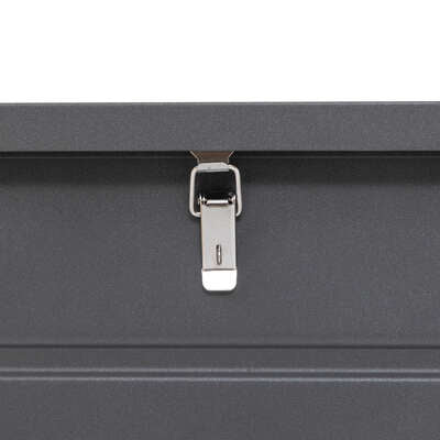 Malle aluminium graphite taille S - L. 150 x P. 735 x H. 83 cm