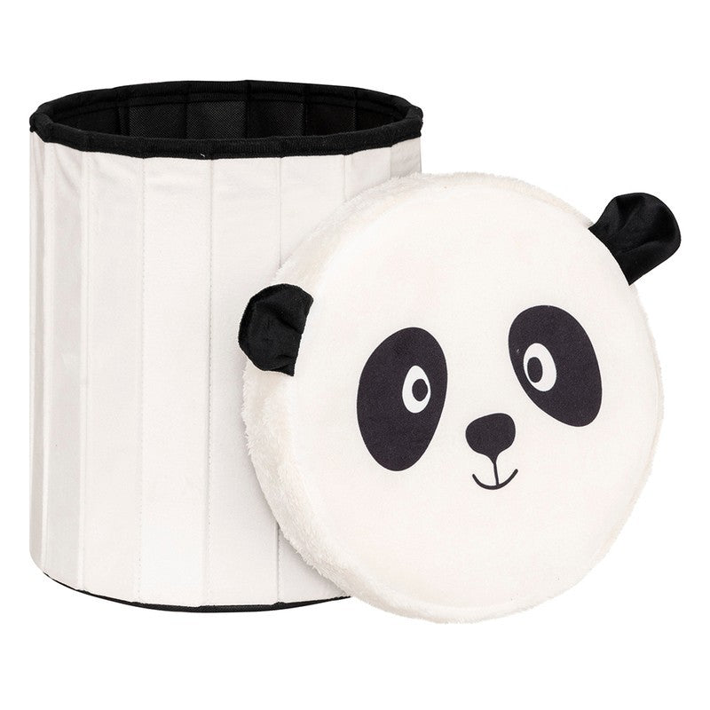 Pouf pliant Panda D30xH38 cm