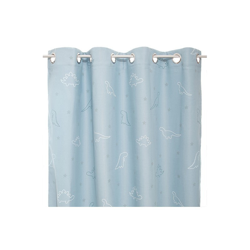 Rideau occultant dinosaure lumineux 140x250 cm