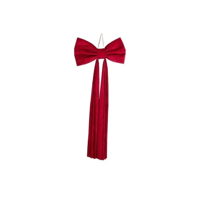 Fiocco natalizio rosso 100 × 220 × 8 cm