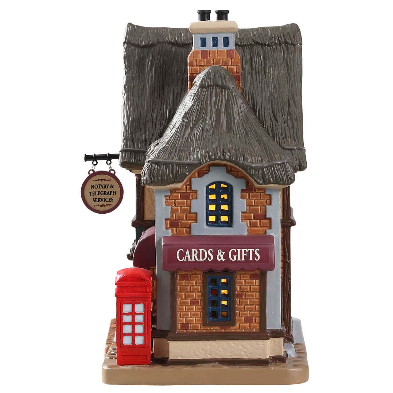 Lemax Village Post Office - Bureau de poste du village pour le village de Noël