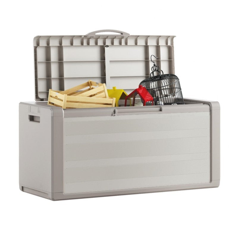 Coffre de Jardin Beige GULLIVER 118 x 49 x H55 cm