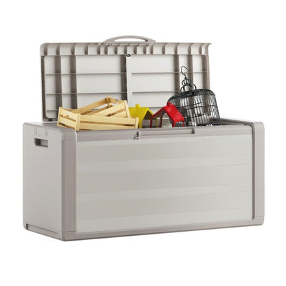 Coffre de Jardin Beige GULLIVER 118 x 49 x H55 cm