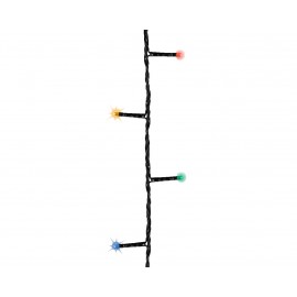 Lumières de Noël LED avec batterie Multicolore 14,3 mètres