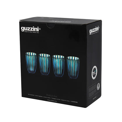 Coffret de 4 verres émeraude Guzzini Dolcevita