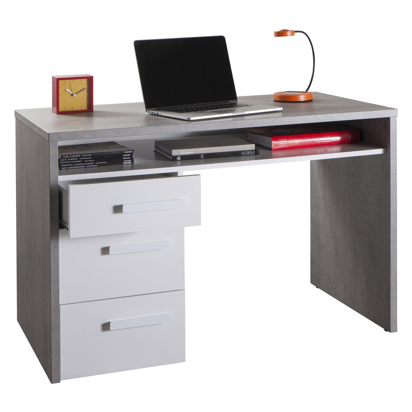 Bureau Mi Piace avec 3 tiroirs et 1 compartiment