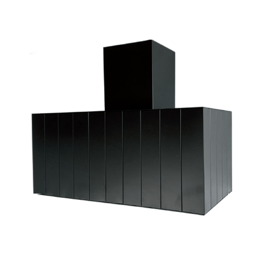 Hotte aspirante CUBE en inox bruni 80 cm