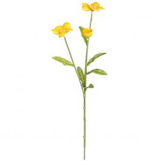 Fiore trilli giallo H 40 cm