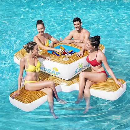 Îlot de bar gonflable 246x246 cm.