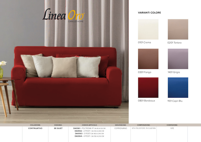 Housse de canapé 3 places rouge