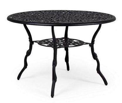 Table ronde anthracite diamètre 110 cm