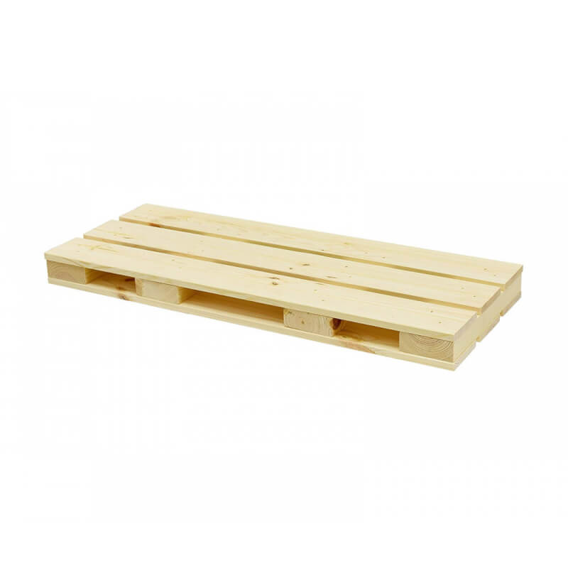 Etagère en bois naturel forme palette kimono