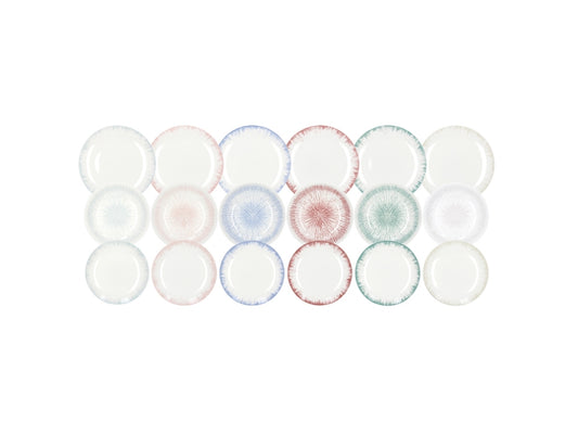 Set di piatti in porcellana 18 pezzi 27x21x19 cm