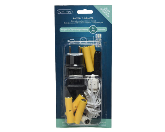 Éliminateur de 3 piles AA à usage interne L300 cm