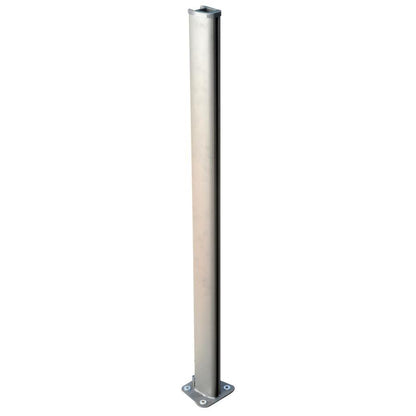 Rideau latéral en tissu gris 300x140 cm