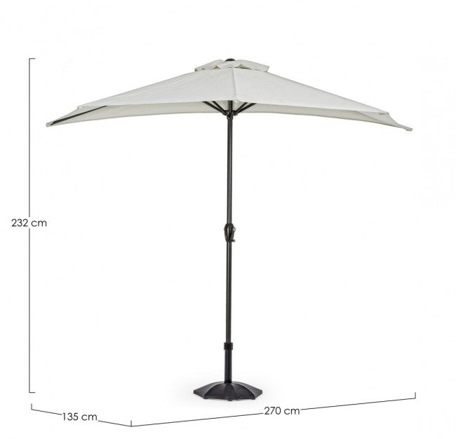 Parapluie Kalife Mezzaluna 2.7 Natur -