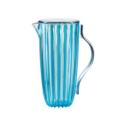 Carafe à col roulé turquoise avec couvercle