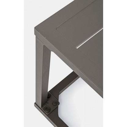 Table basse d'extérieur en aluminium HILDE YK14 40x40x h40 cm