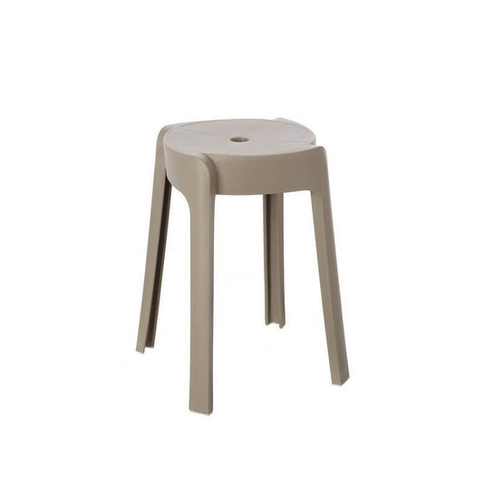 Tabouret Ely - couleur gris tourterelle