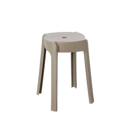 Tabouret Ely - couleur gris tourterelle