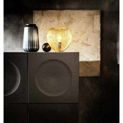 Lampe de table en laiton poli de style moderne 25 cm h