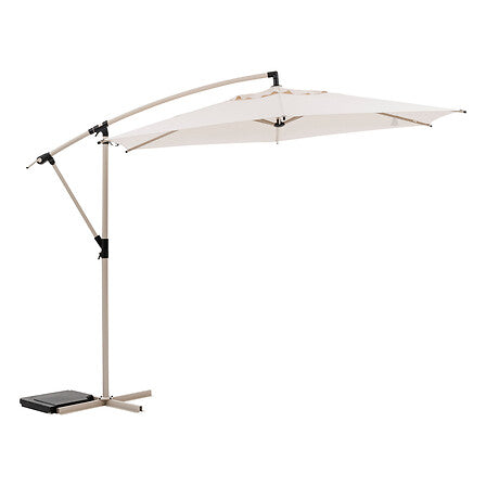 Parasol Décentralisé 3m Ambre 306x292x246 cm – Beige