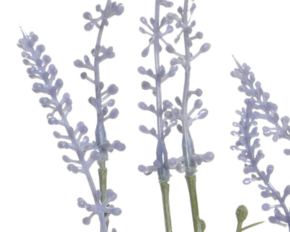 Plante en plastique lavande avec pot