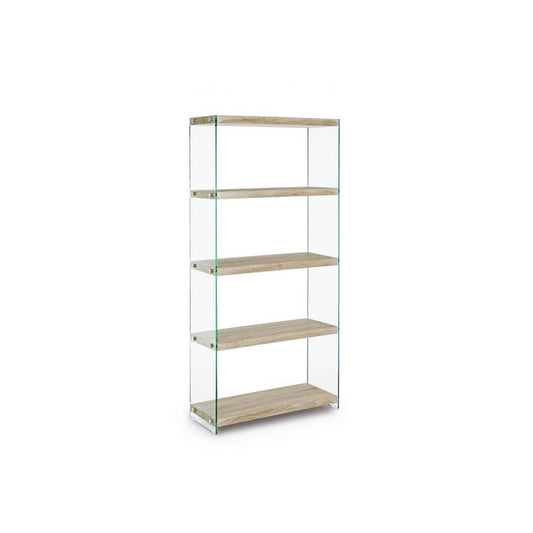 Libreria minimal rovere 75x29 cm
