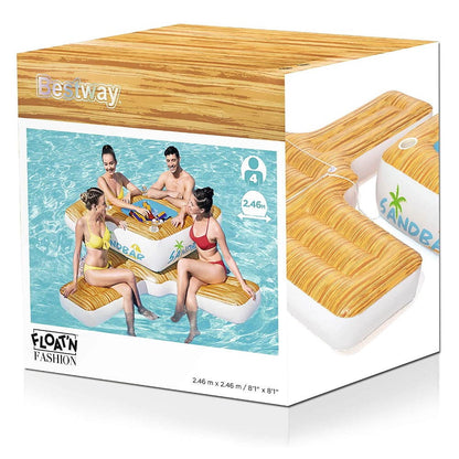 Îlot de bar gonflable 246x246 cm.