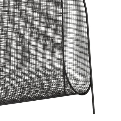 Portariviste rettangolare nero 39,5x16,5x42h cm