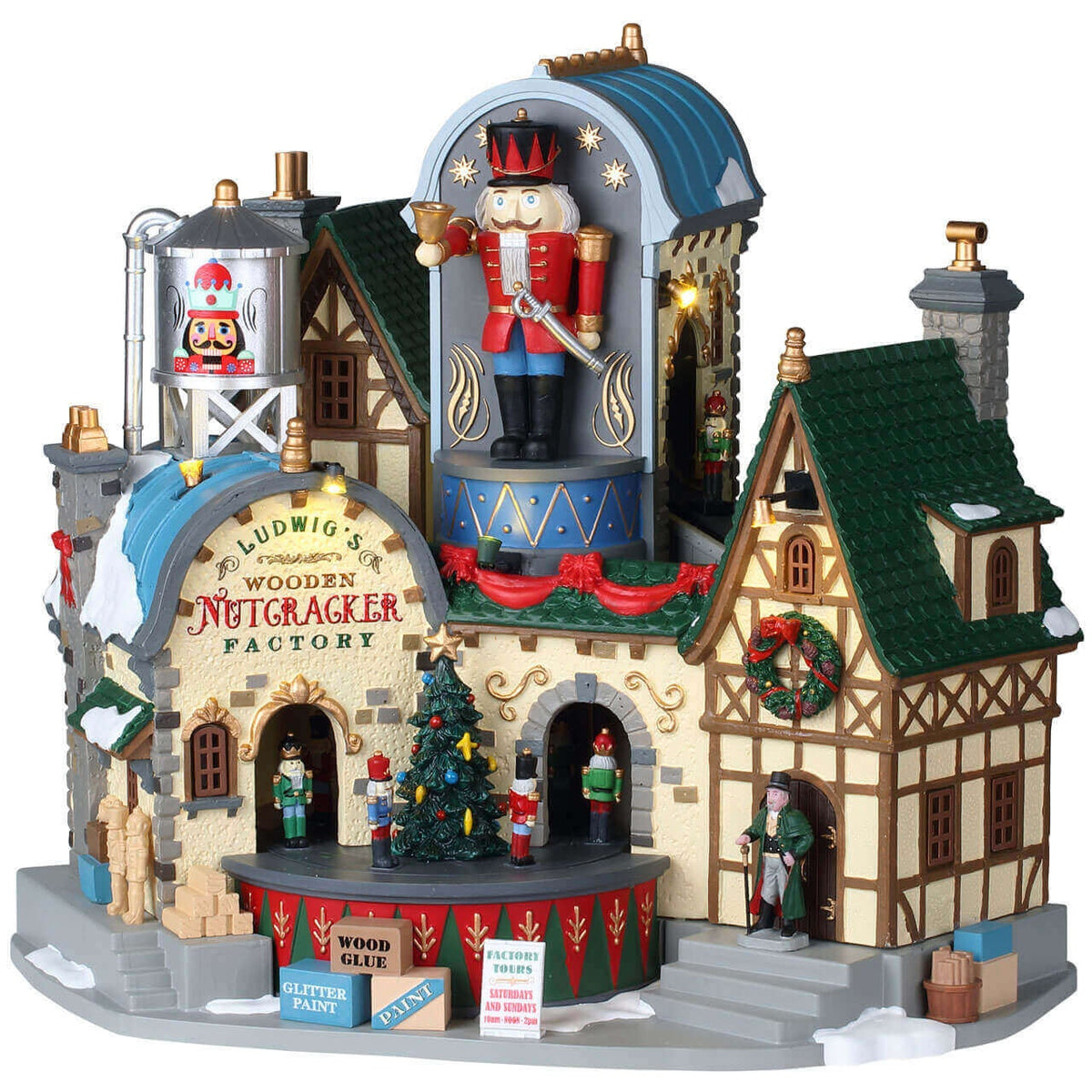 Lemax Ludwig’S Wooden Nutcracker Factory  28 x 29 x 20 cm