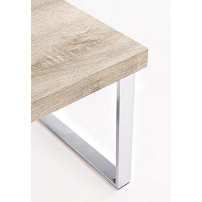 Tavolino rettangolare 100x50 cm in legno