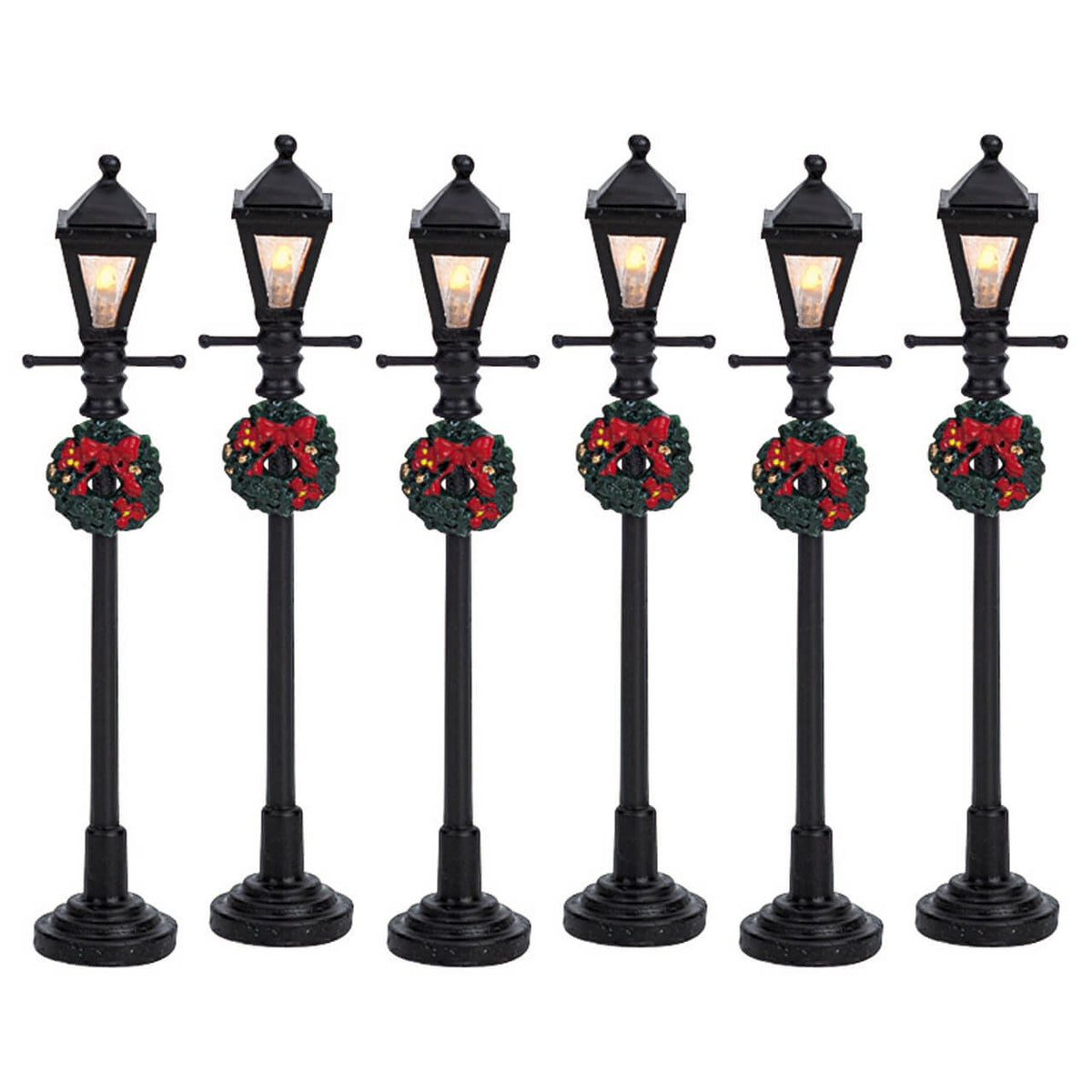 Lemax Gas Lantern Street Lamp Set Of 6 cm 10,5