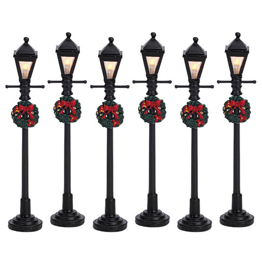 Lemax Gas Lantern Street Lamp Set Of 6 cm 10,5