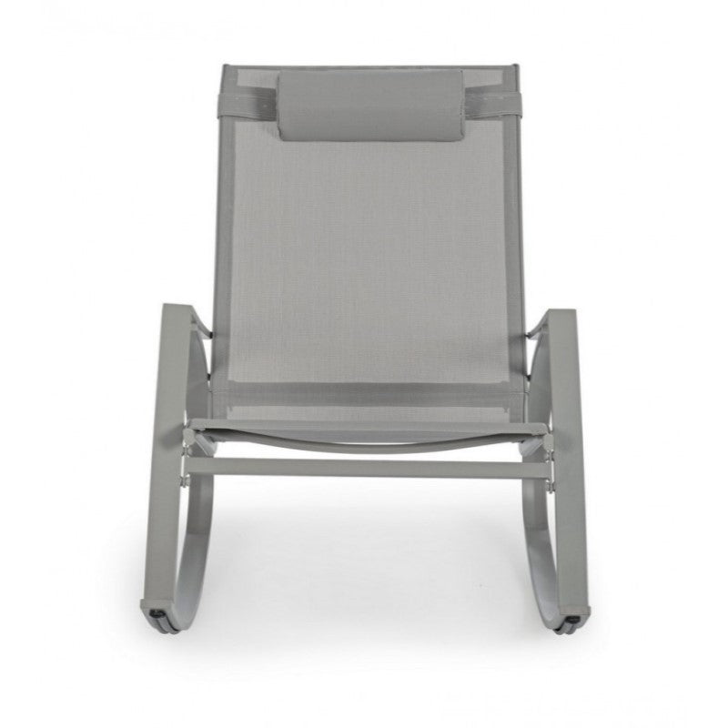 Fauteuil de jardin à bascule Tortora Demid - Dimensions : 60,5 x 107 x 95 cm