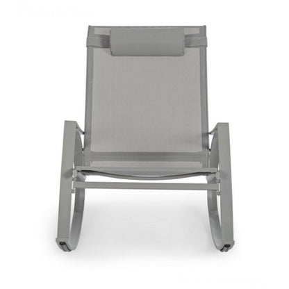 Fauteuil de jardin à bascule Tortora Demid - Dimensions : 60,5 x 107 x 95 cm