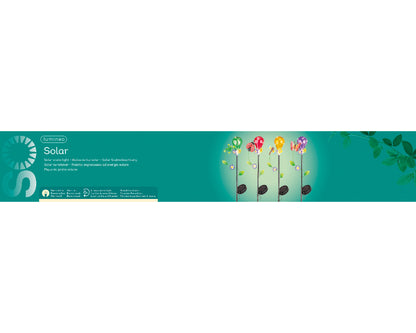 Piquet solaire fixe léger en plastique