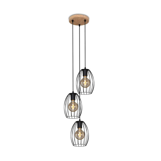 Suspension vintage Waktu 3xE27
