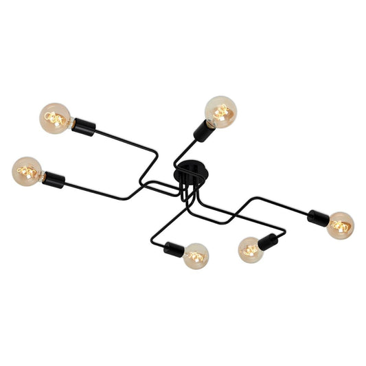 Plafonnier Spider 96x80 cm 6x E27 orientable
