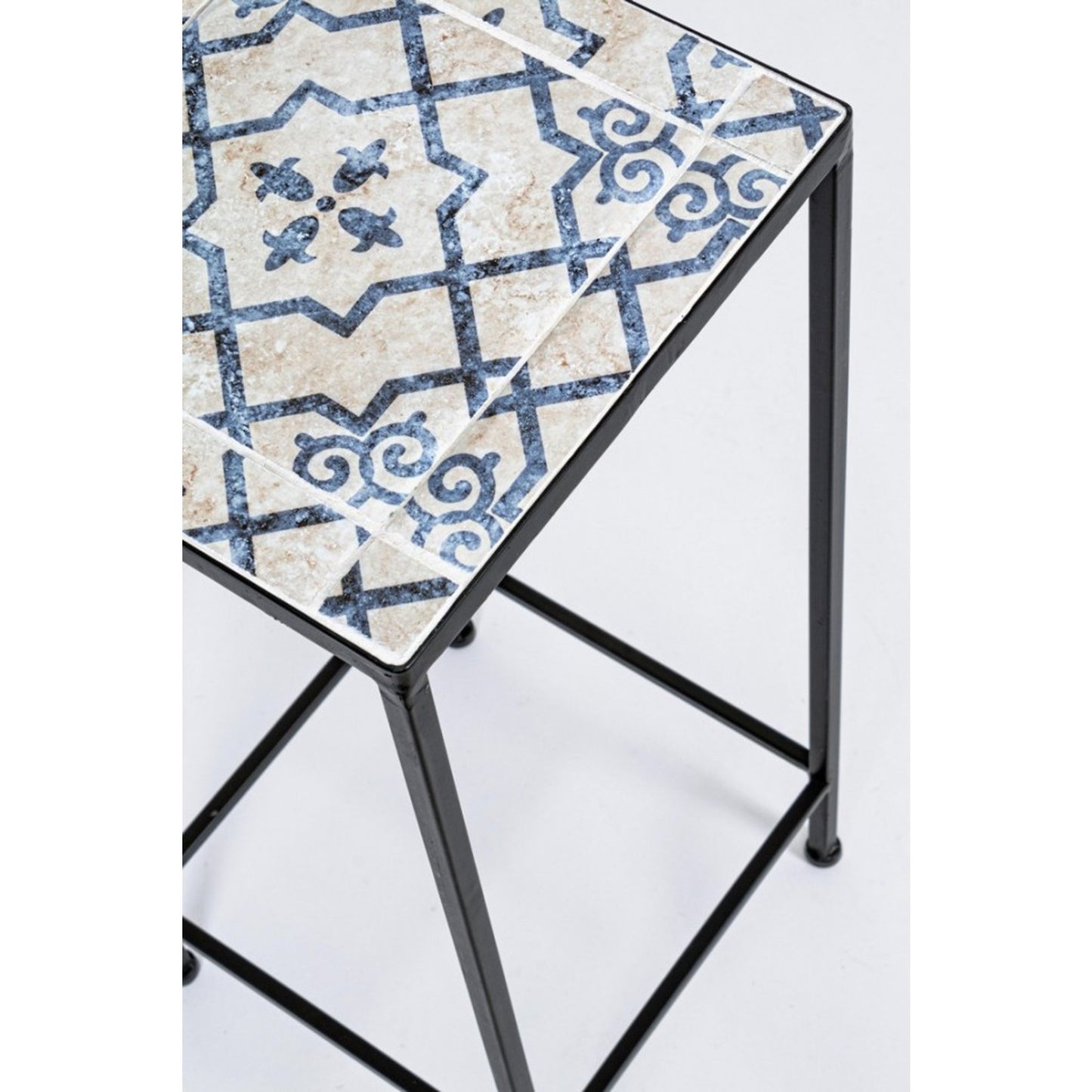 Table basse carrée Erice 23x23x57 cm