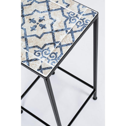 Table basse carrée Erice 23x23x57 cm
