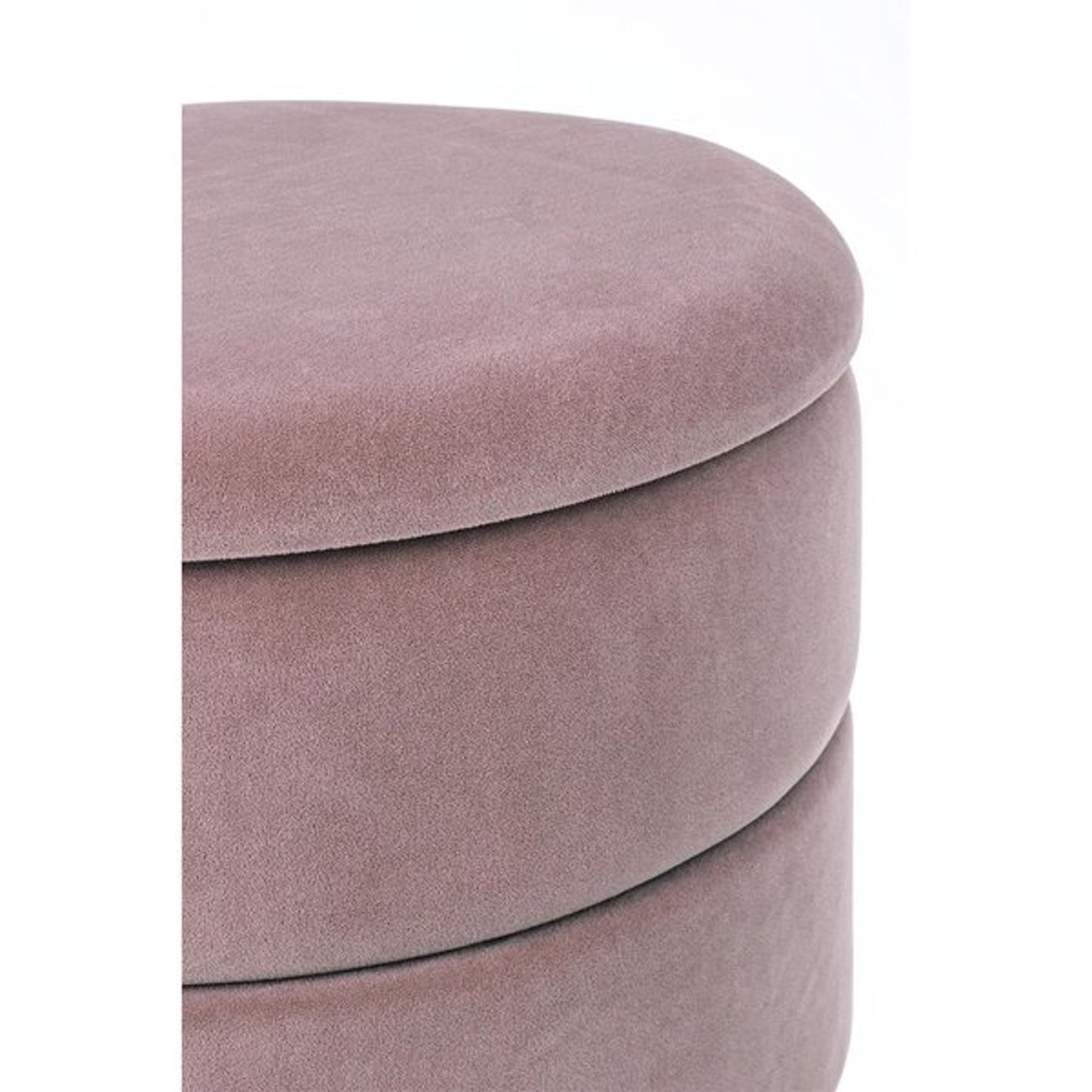 Sgabello mauve 37.5x42 cm, effetto velluto