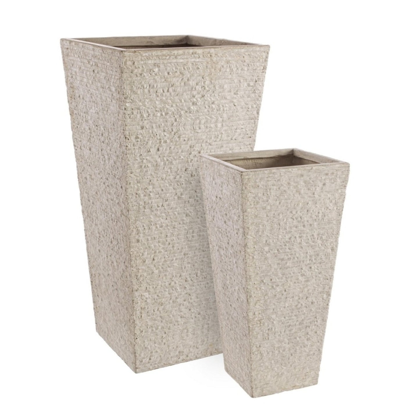 Vaso decorativo in fibra di vetro 32x65