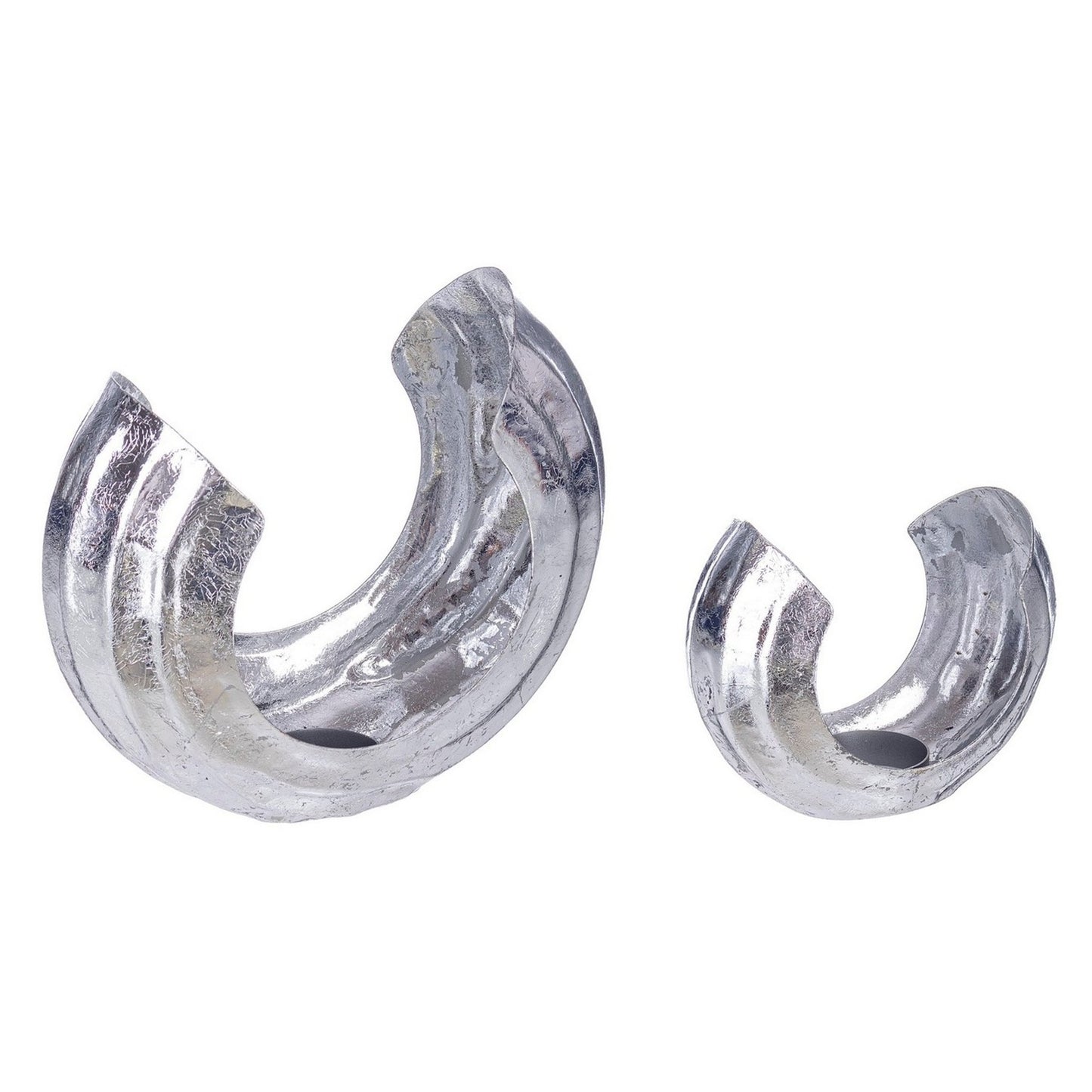 Tealight argento grande 20x9x17,5h cm