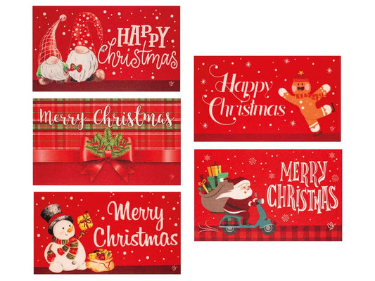 Tapis lutin de Noël 40x70 antidérapant