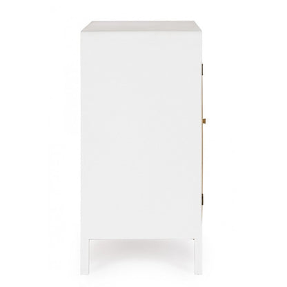 Credenza bianca 80x40x82 cm in legno