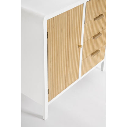 Credenza bianca 80x40x82 cm in legno