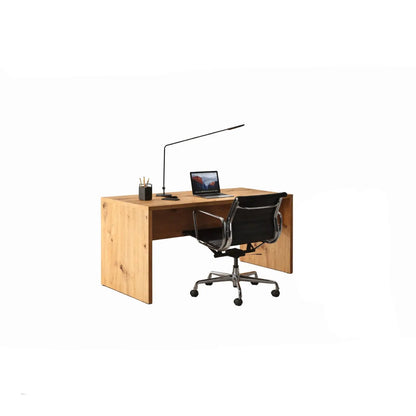 Bureau artisanal en chêne au design minimal cm 140x68,3x74,5 h