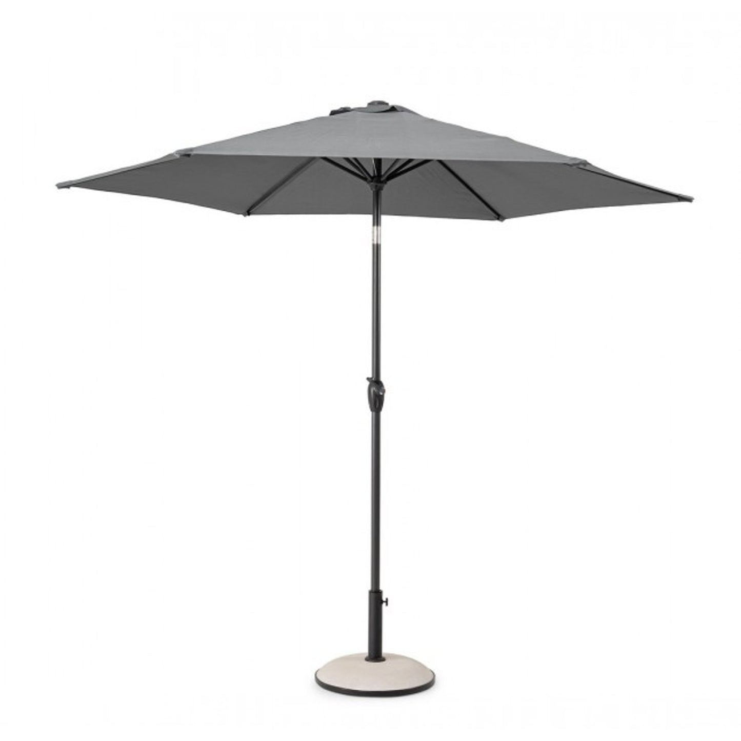 Parapluie rond 270x235 cm gris foncé